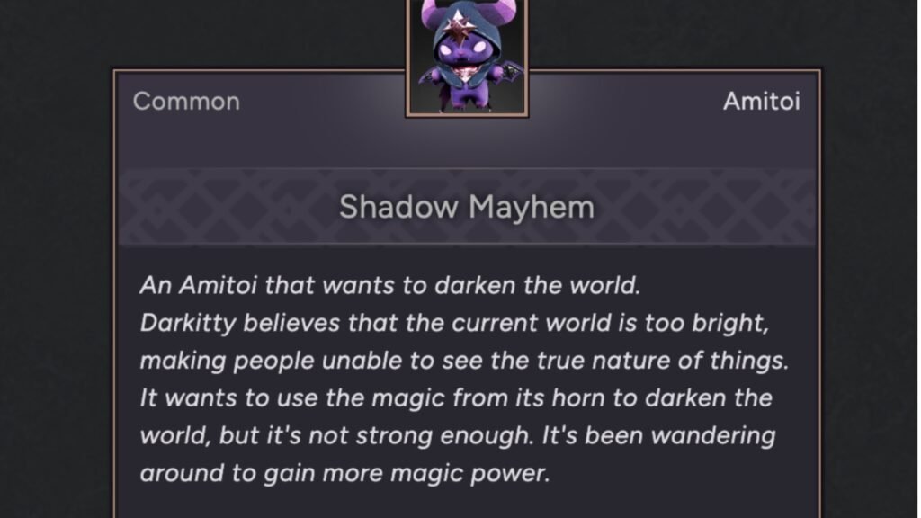 Shadow Maeyham Amitoi