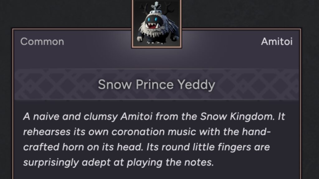 Snow Prince Yeddy Amitoid