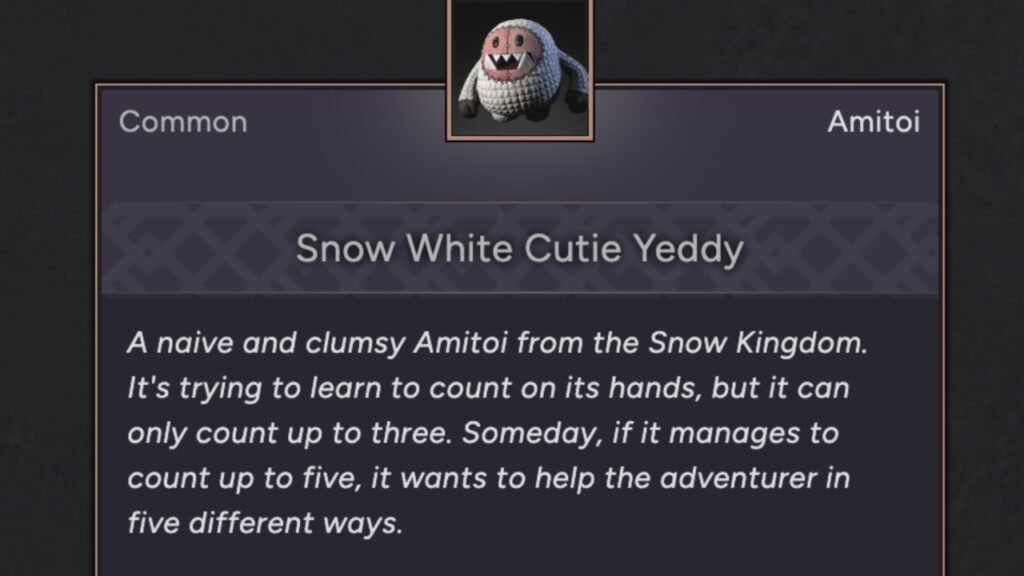 Snow White Cutie Yeddy Amitoi