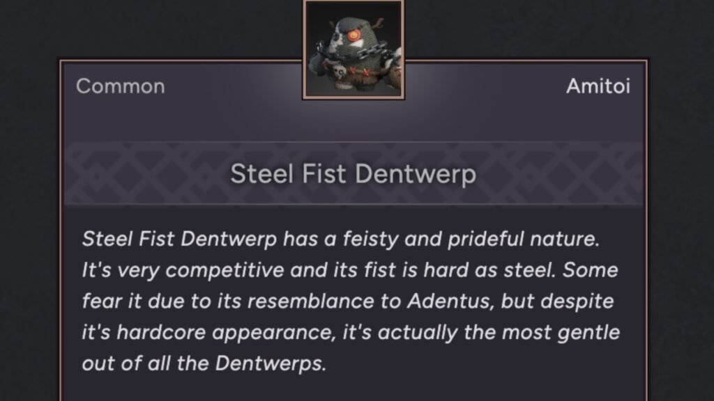 Steel Fist Dentwerp Amitoi