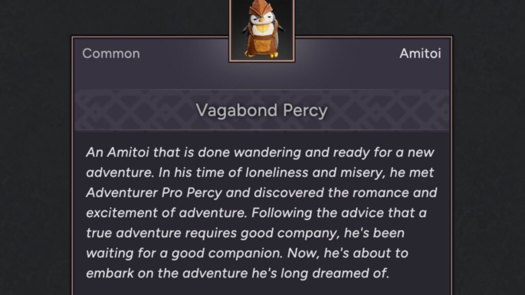 Vagabond Percy Amitoi
