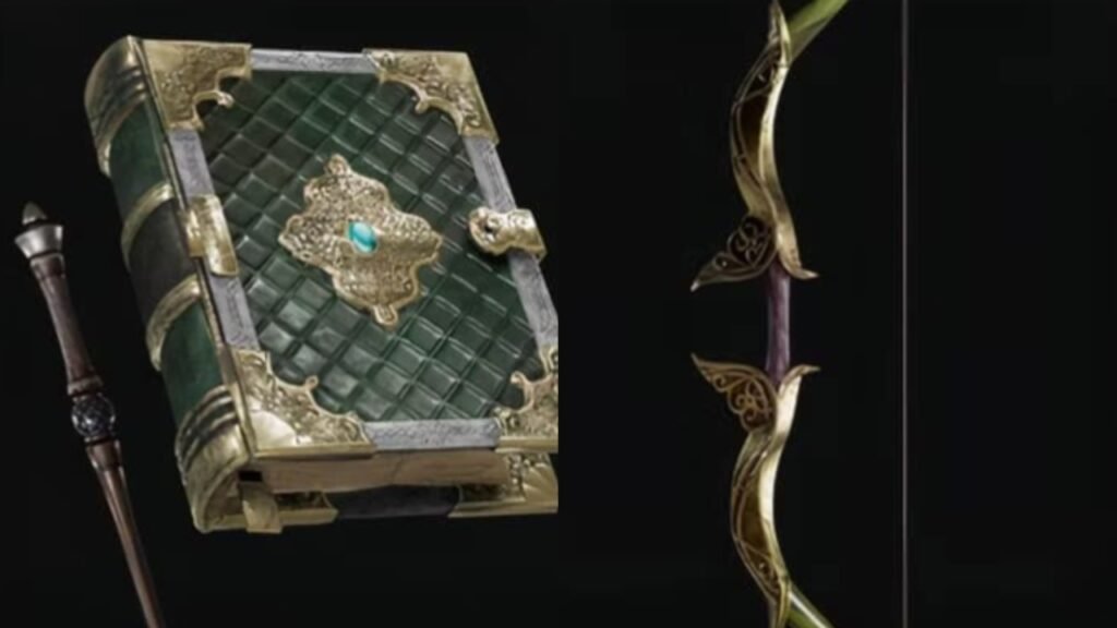 Wand and Tome-Longbow Throne and Liberty