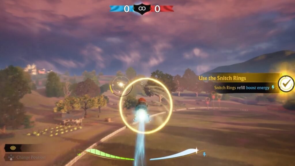Head through the Snitch rings to fill boost gauge