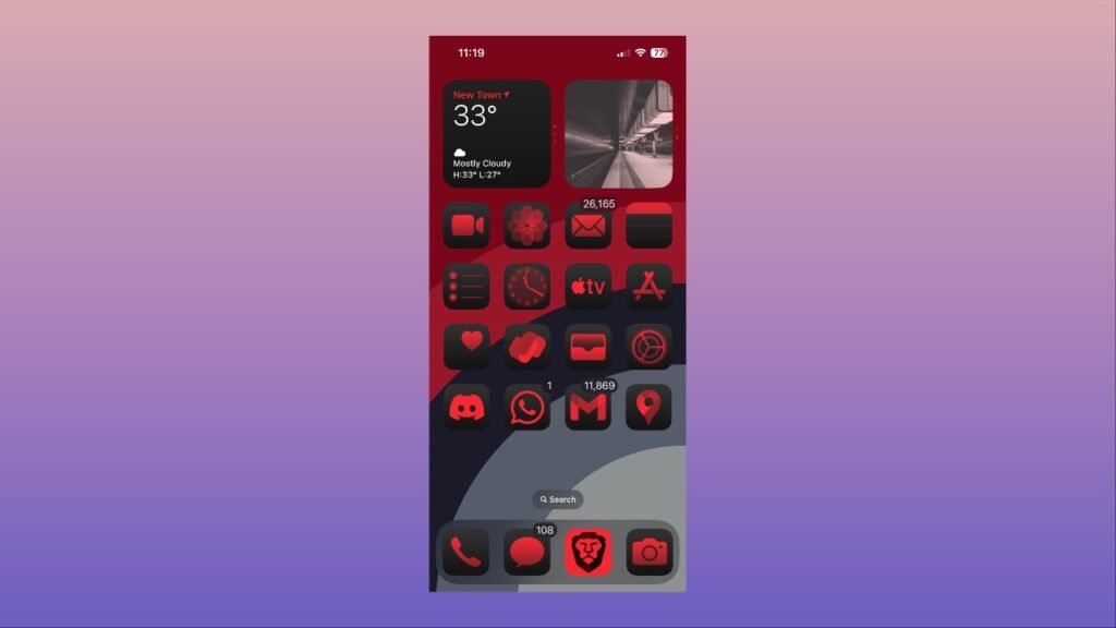 iOS 18 large icons