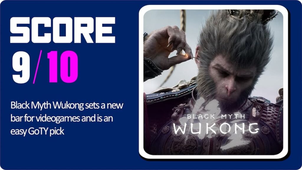 Black Myth Wukong review score