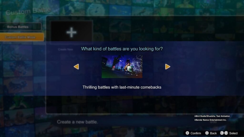 Custom Battle prompts