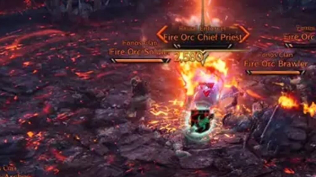 Fire Orc Chief Priest Festival of Fire