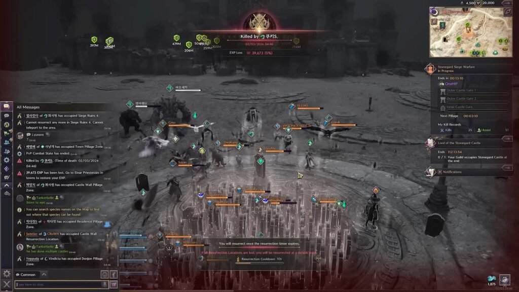 Throne and Liberty Castle Siege