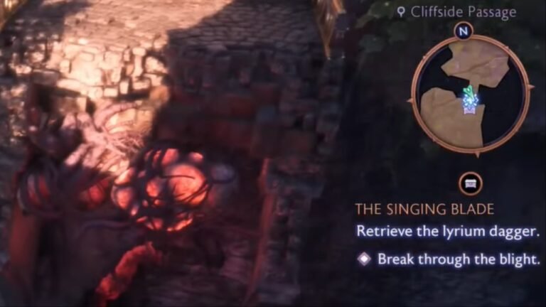 Dragon Age The Veilguard "The Singing Blade" guide- How to get past the Blight