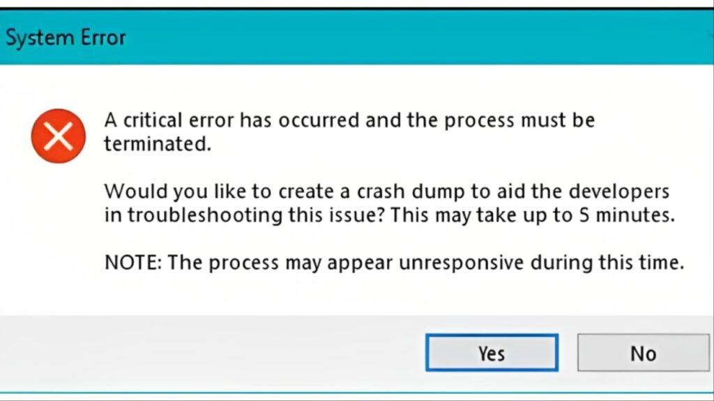 LoL A critical error has occurred