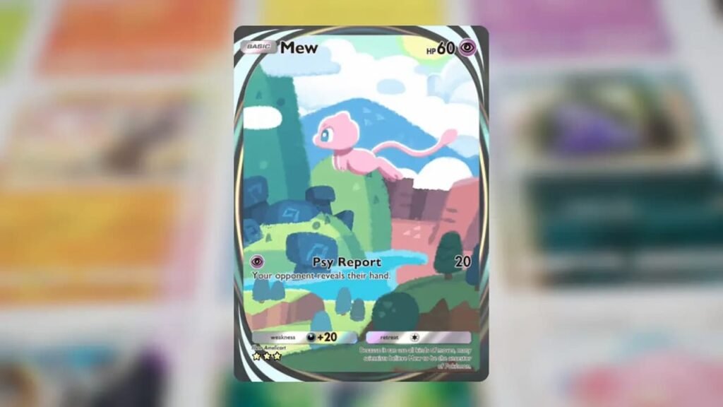 Mew Immersive Card