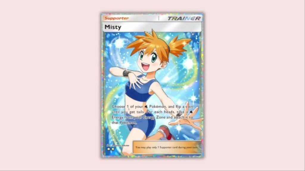 Misty card effect in Pokemon TCG Pocket