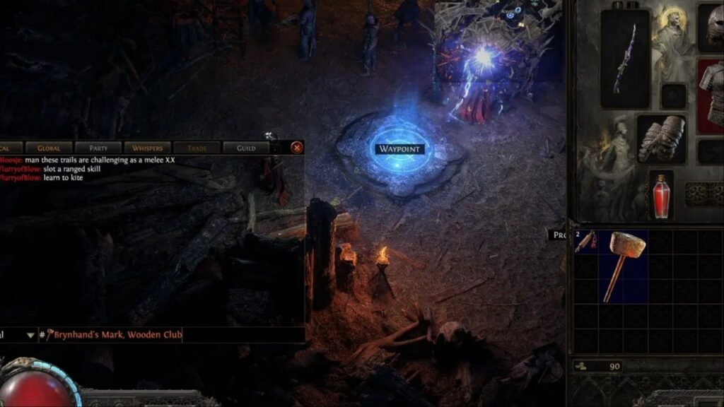 Link item to chat PoE 2