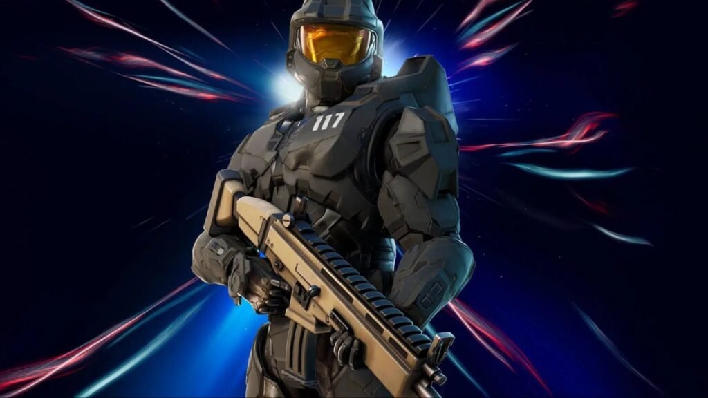 Master Chief Matte Black Syle skin Fortnite