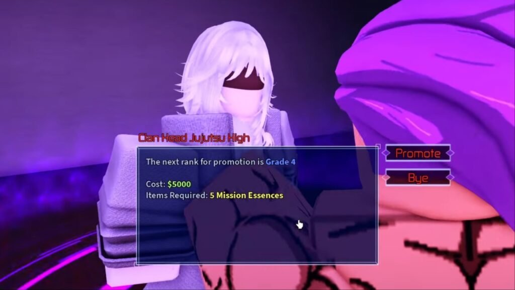 Rank Up with Mission Essence in Jujutsu Infinite