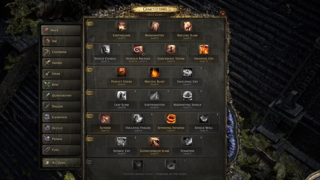 Skill Gems PoE2