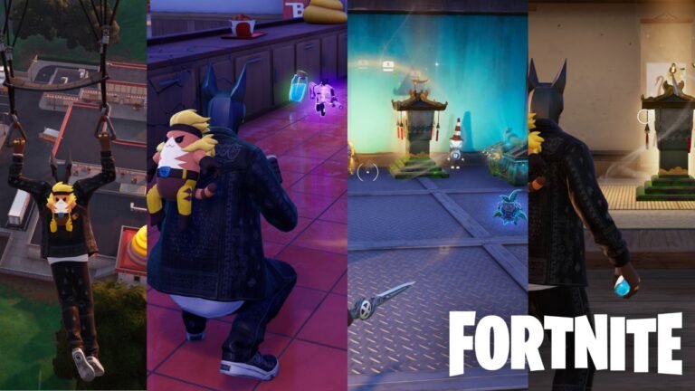 Landing spots in Fortnite