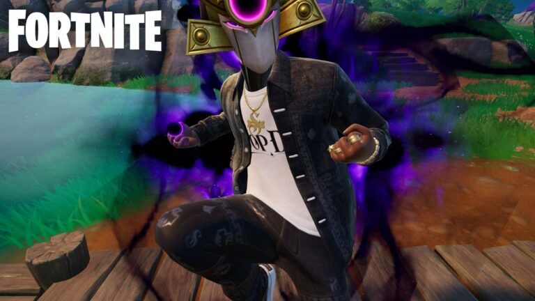 Fortnite player wearing Void Oni Mask