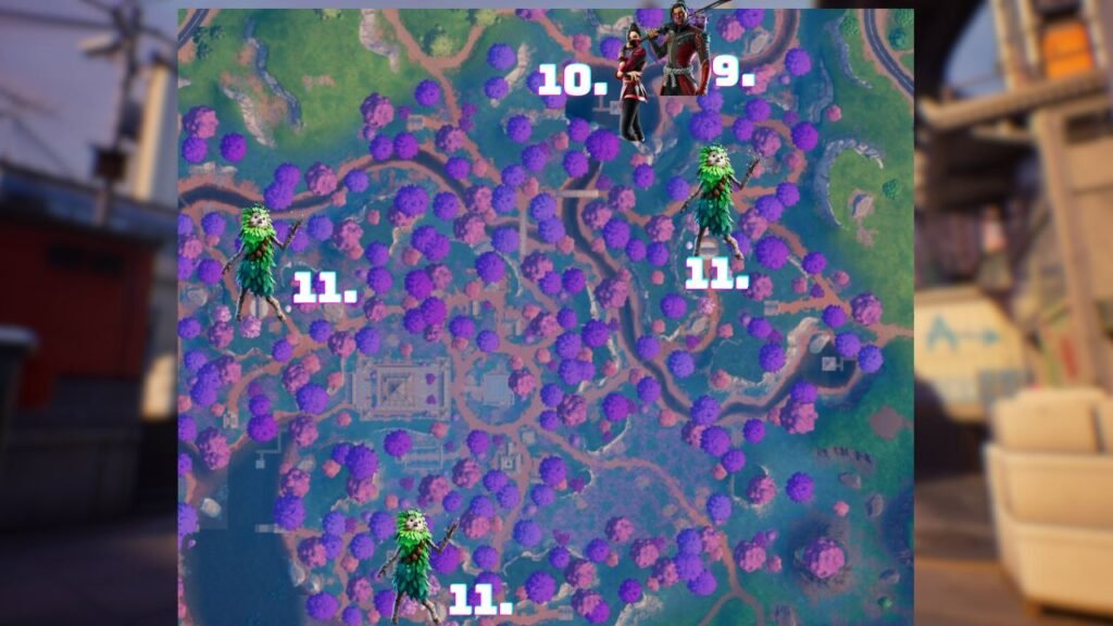 Bushranger, Jade and Kendo NPC locations in Fortnite