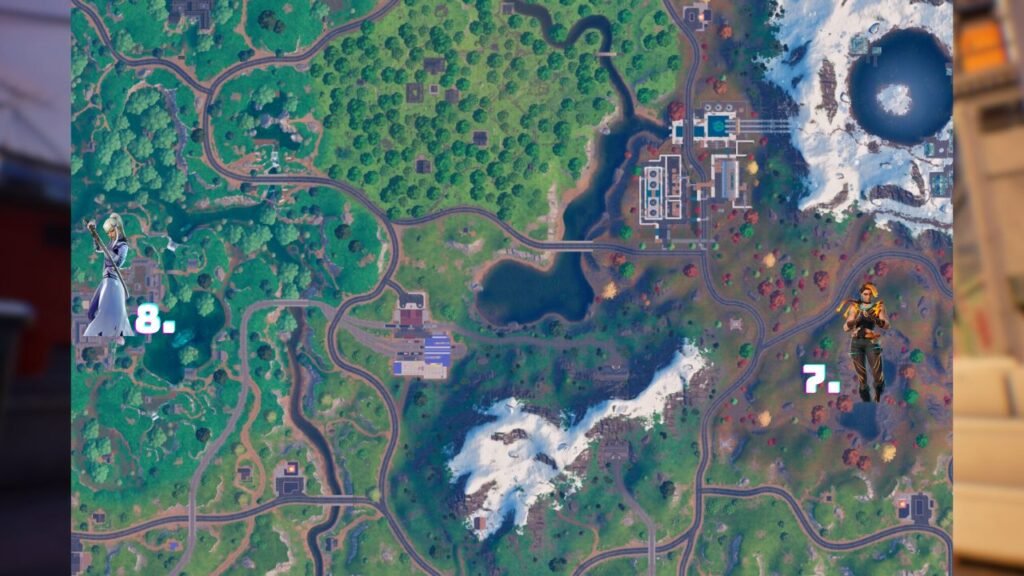 Mizuki and Cinder NPC locations in Fortnite