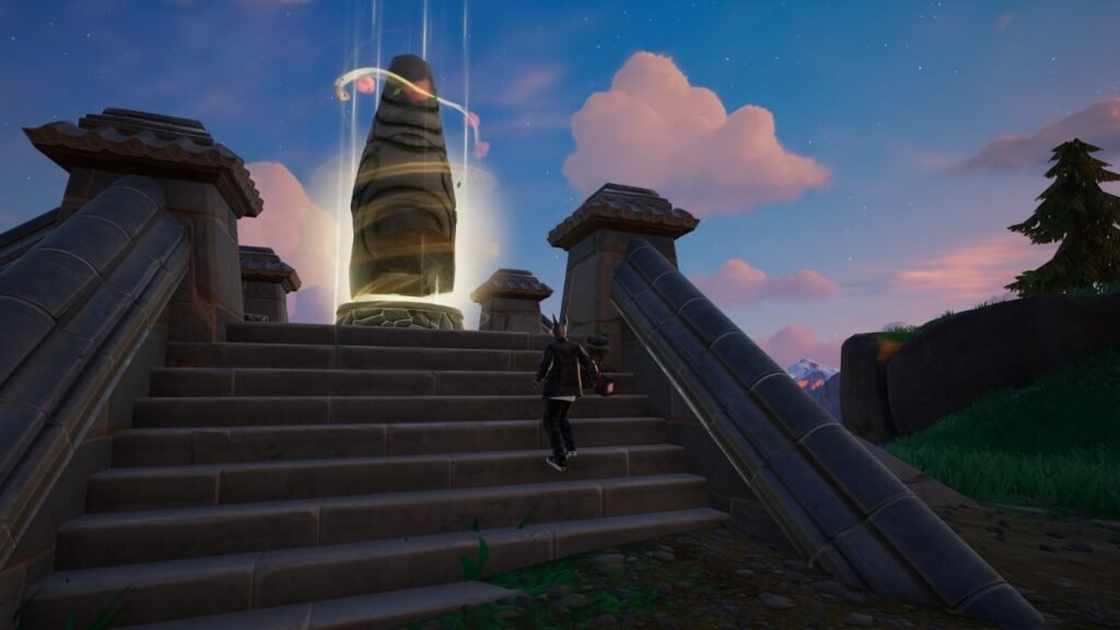 Activated Sprite Shrine in Fortnite