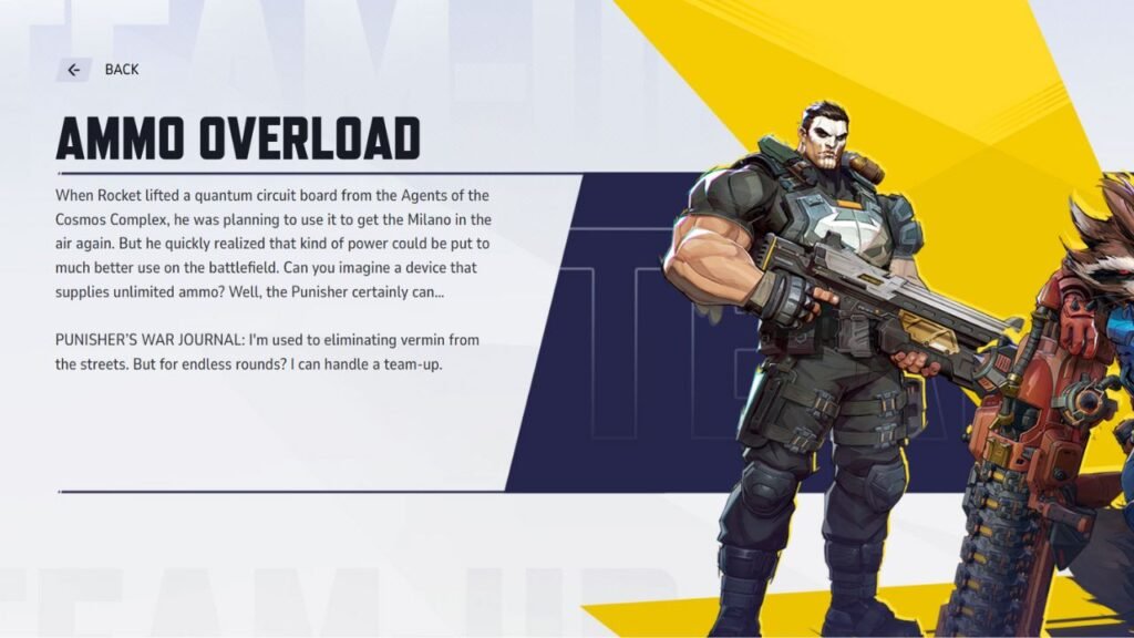 Ammo Overload team-up ability in Marvel Rivals