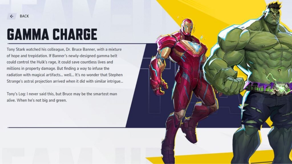 Gamma Charge team-up ability in Marvel Rivals