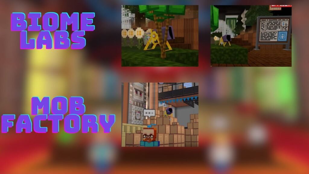 Confetti Cannon in Minecraft Eerie Mojang Office Party event