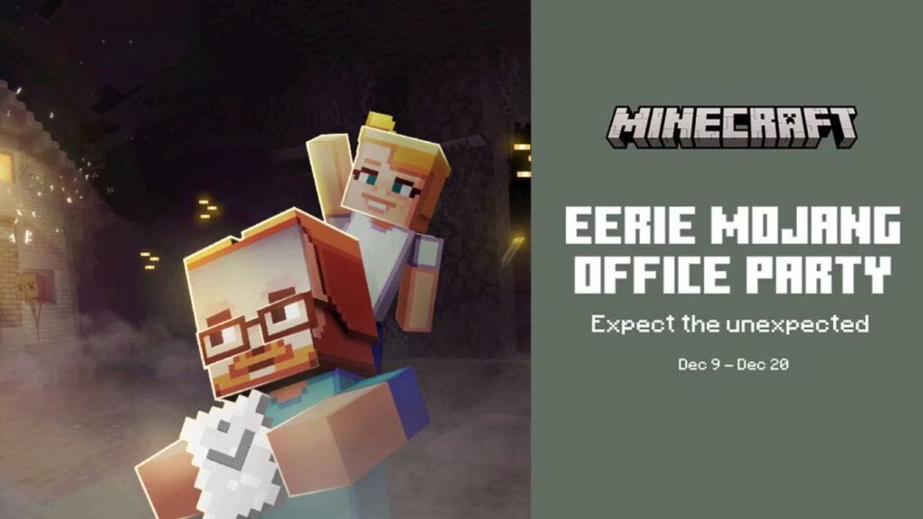 Start and end date of Minecraft Eerie Mojang Office Party event