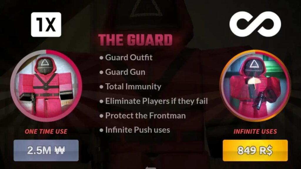 Becoming a Guard in Shrimp Games