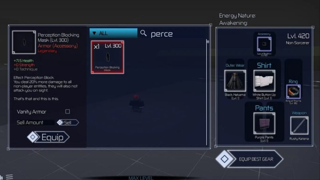 Crafting Perception Blocking Mask