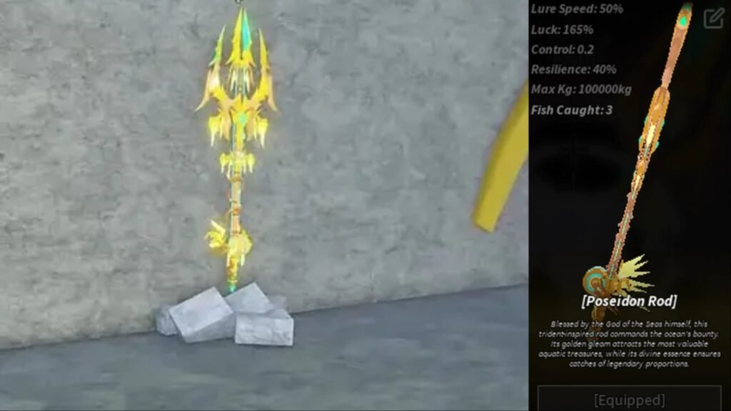 Poseidon Rod Fisch