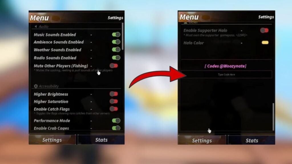 Steps to redeem Fisch codes