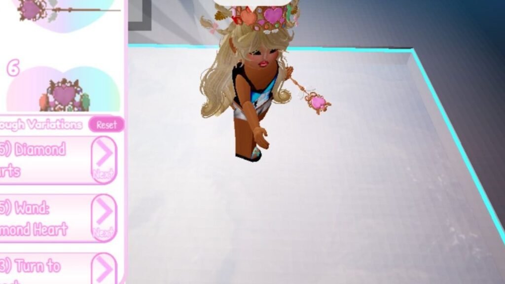 Harmonic Heart halo in Royale High