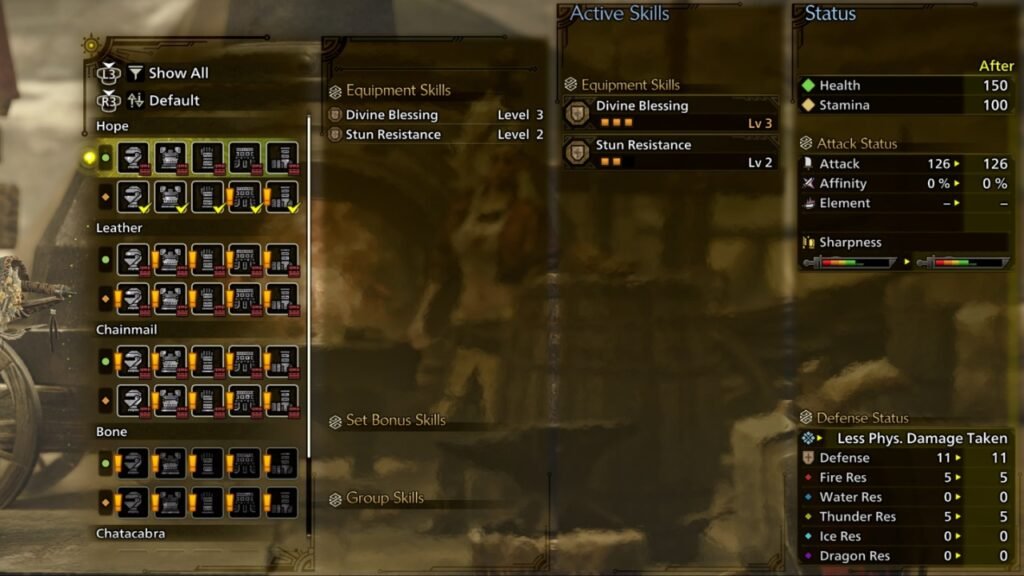 Armor Skill Monster Hunter Wilds