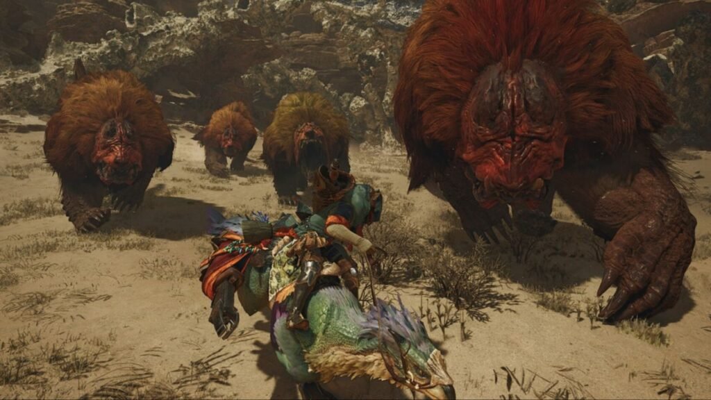 Doshaguma herd Monster Hunter Wilds