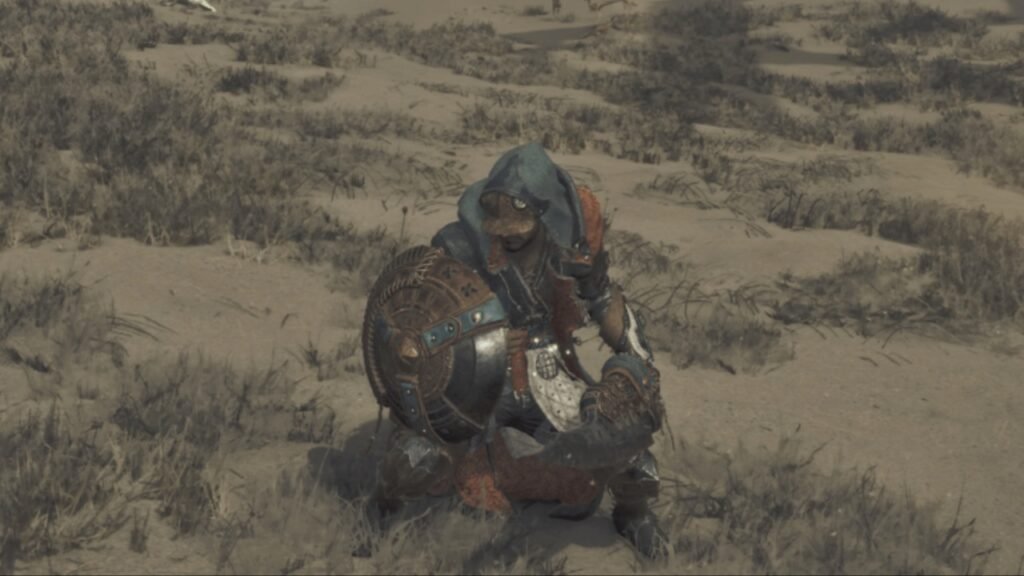 Guarding with a Sword and Shield Monster Hunter Wilds
