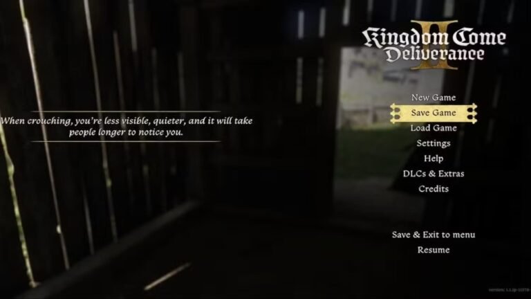 How to save your progress in Kingdom Come Deliverance 2