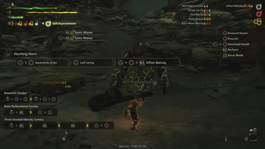 Hunting Horn Offset Attack