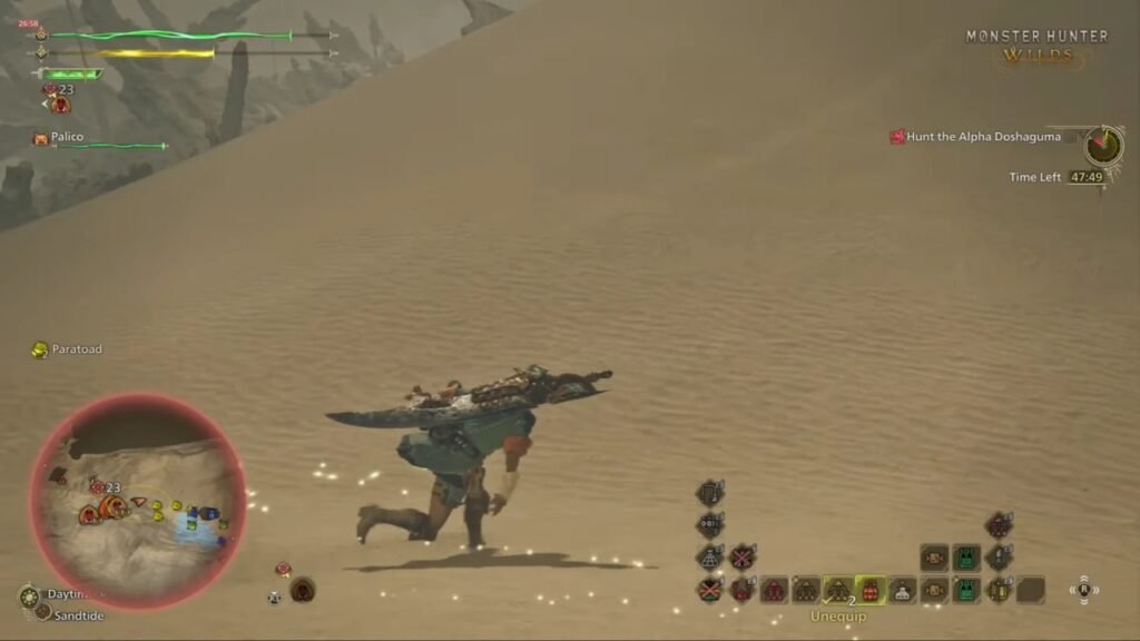 Monster HUnter Wilds HUD