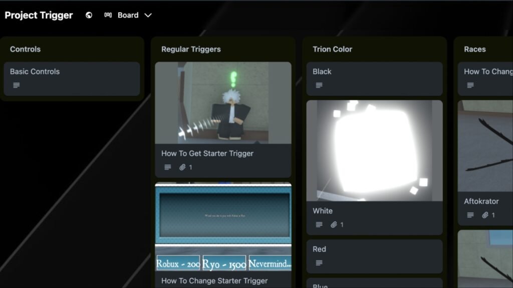 Project Trigger Trello