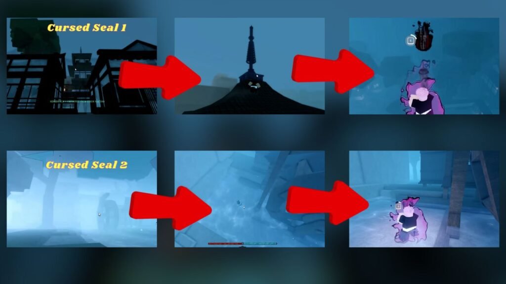 Cursed seal locations to clear Jujutsu Odyssey Entrance Exam
