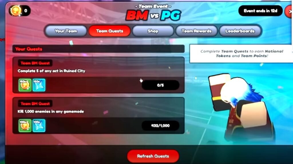 Blue Lock event quests
