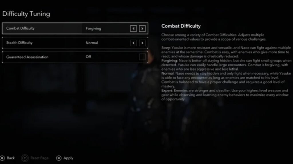 Difficulty tuning in Assassin's Creed Shadows