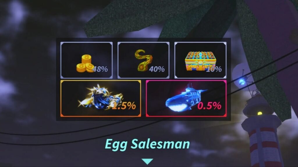 Egg Salesman Shop Fisch