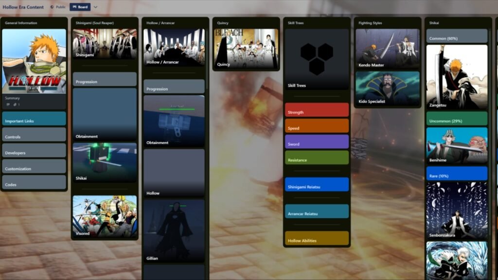 Hollow Era Trello