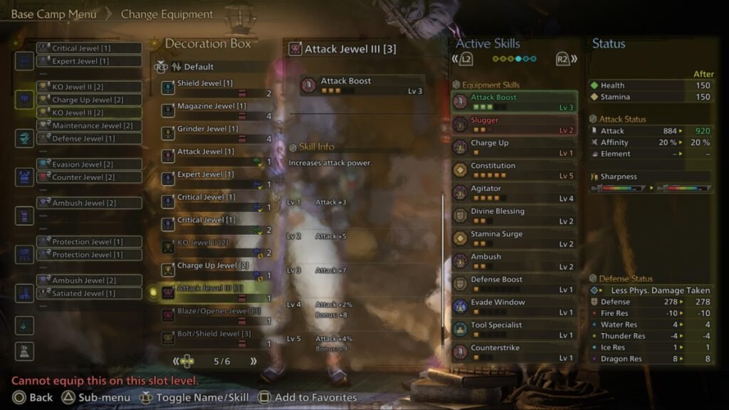 Level 3 Decos Monster Hunter Wilds