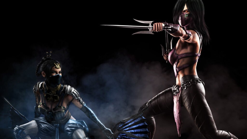 Mileena and Kitana from Mortal Kombat franchise