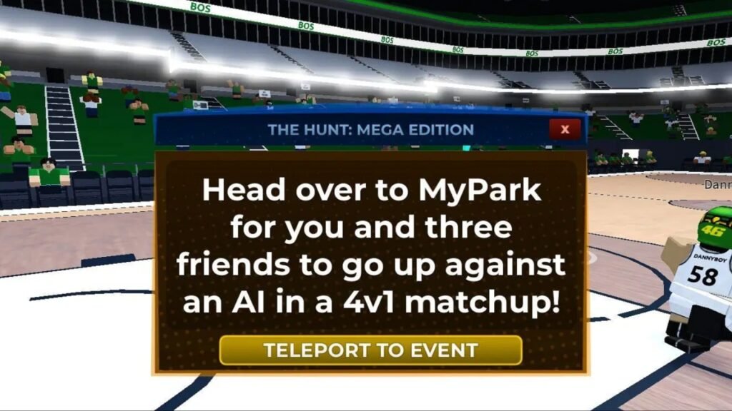 Starting the Hunt Mega Edition Event in Basketball Legends