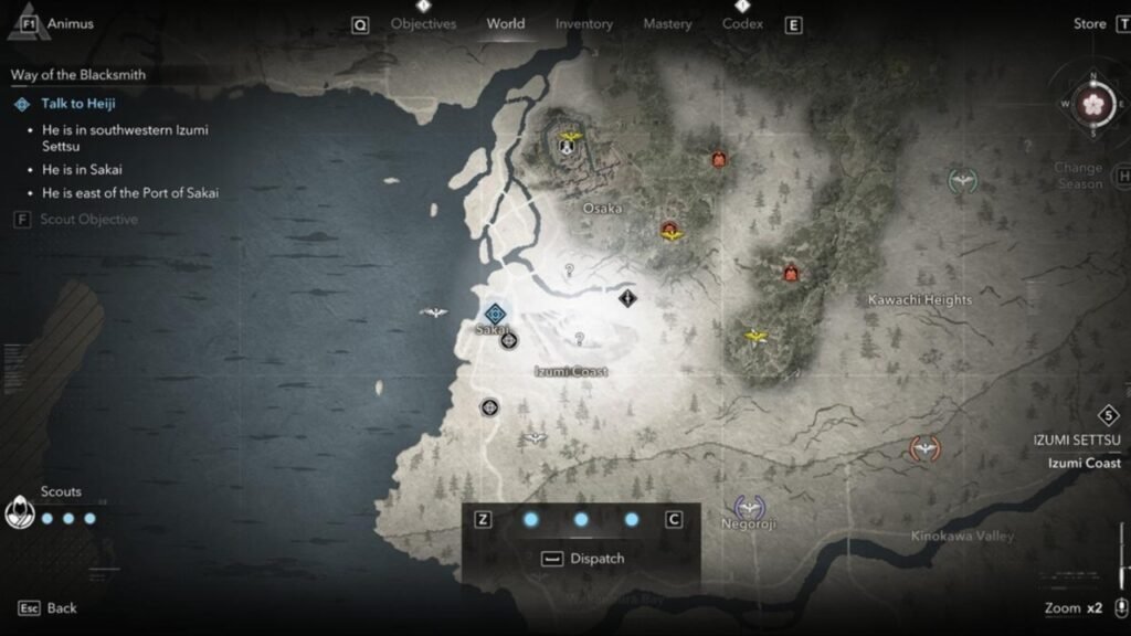 Use Scouts to find more Target Intel in AC Shadows
